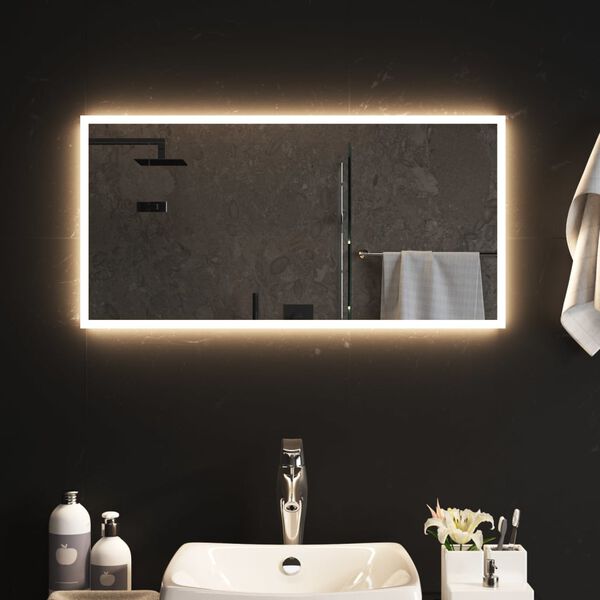 vidaXL Miroir de salle de bain &agrave; LED 40x80 cm