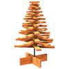 vidaXL Arbre de No&euml;l en bois pour d&eacute;coration 80 cm bois de pin massif
