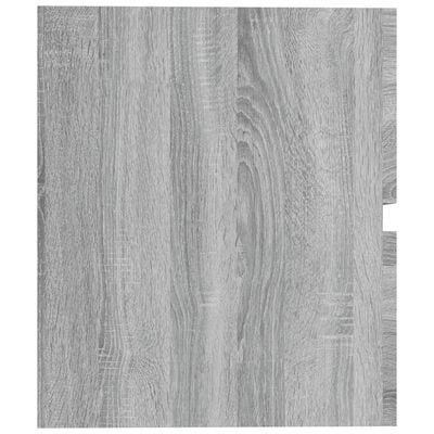 vidaXL Armoire d'évier Sonoma gris 60x38,5x45 cm Bois d'ingénierie