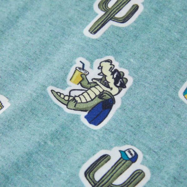 T-shirt pour enfants mélange vert clair 92