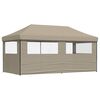 vidaXL Tente de f&ecirc;te Taupe 292 x 580 x 315 cm Tissu Oxford