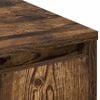 vidaXL Buffet LED Ch&ecirc;ne fum&eacute; 71 x 34,5 x 75 cm Bois d'ing&eacute;nierie