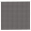 vidaXL Couverture lest&eacute;e Gris 220x240 cm 15 kg Tissu
