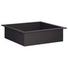 vidaXL Anneau de Braise Noir 90 x 90 x 25 cm Acier