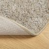 vidaXL Tapis ISTAN à poils longs aspect brillant beige Ø 120 cm
