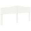 vidaXL T&ecirc;te de lit Blanc Bois d'ing&eacute;nierie