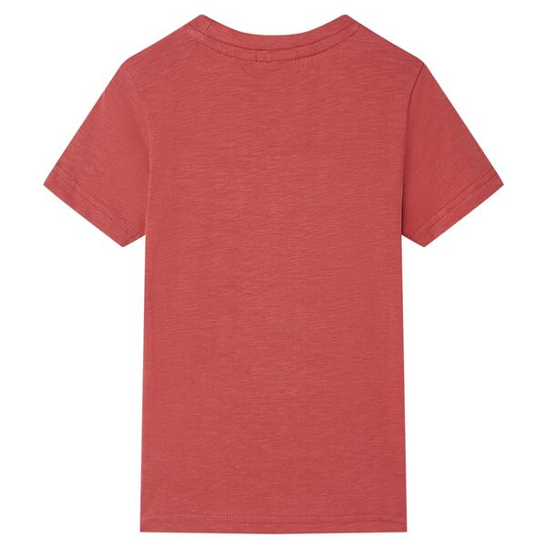 T-shirt pour enfants couleur de paprika 92