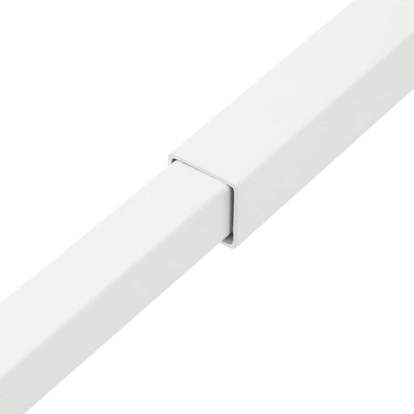 vidaXL Barre de s&eacute;curit&eacute; de fen&ecirc;tre r&eacute;glable Blanc 710 -1200 mm Acier