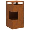vidaXL Braise Marron 50 x 50 x 100 cm Acier
