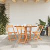 vidaXL Table pliable de jardin papillon 120x70x75 cm Bois teck solide