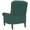 vidaXL fauteuil Vert foncé 76 x 94 x 102 cm Velours