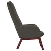 vidaXL Chaise de relaxation Gris foncé Velours