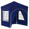 vidaXL Tente de f&ecirc;te pop-up 192 x 192 x 245 cm Bleu