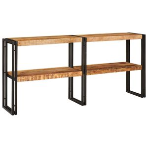 vidaXL Table console Marron 160 x 33 x 75 cm Bois de mangue massif