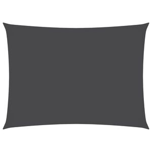 vidaXL Voile de parasol tissu oxford rectangulaire 3x5 m anthracite