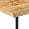 vidaXL Bureau 165x110x77 cm bois massif de manguier et fer