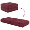 vidaXL Canap&eacute; modulaire marron 70x70x36 tissu