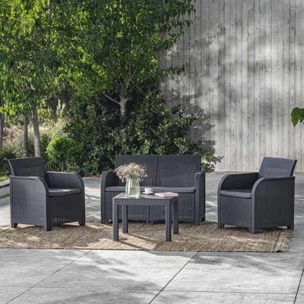 Keter Table de jardin Rosalie Graphite