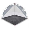 vidaXL Tente de plage gris lib&eacute;ration rapide imperm&eacute;able