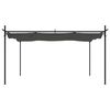 vidaXL Pergola avec toit r&eacute;tractable anthracite 395x292x230 cm
