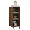 vidaXL Buffet chêne marron 34,5x32,5x90 cm bois d'ingénierie