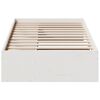 vidaXL Lit de jour sans matelas blanc 75x190 cm bois de pin massif