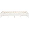 vidaXL Cadre de lit sans matelas blanc 160x200 cm bois de pin massif