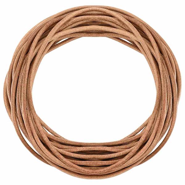 vidaXL Corde en Cuir Marron &Oslash;2,5 mm x 50 m Cuir