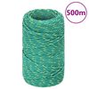 vidaXL Corde de bateau Vert 2 mm 500 m Polypropyl&egrave;ne