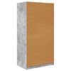 vidaXL Armoire Gris B&eacute;ton 79,5 x 49 x 156 cm Bois d&rsquo;ing&eacute;nierie