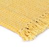 vidaXL Couverture en coton 160 x 210 cm Jaune moutarde