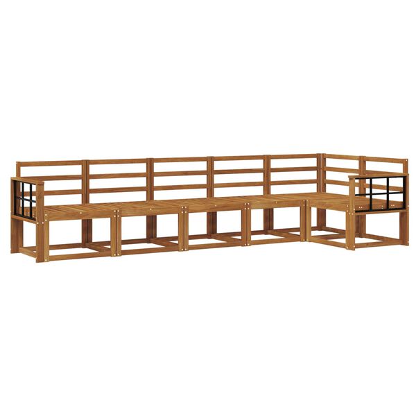 vidaXL Ensemble de canap&eacute;s d'ext&eacute;rieur 6 pcs Naturel