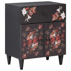 vidaXL Table de chevet Multicolore 50 x 33 x 60 cm