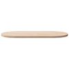 vidaXL Plateau de table 110x55x2,5 cm Bois massif Pin Ovale