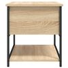 vidaXL Banc de rangement ch&ecirc;ne sonoma 70x42,5x47 cm bois d'ing&eacute;nierie