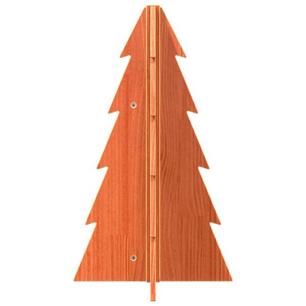 vidaXL Arbre de No&euml;l en bois pour d&eacute;coration 69,5cm bois de pin massif
