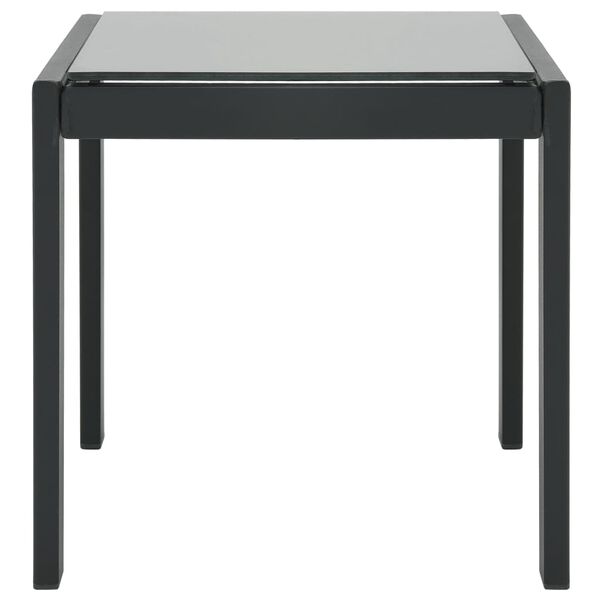 vidaXL Chaises longues lot de 2 avec table Textilène et acier