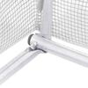 vidaXL Serre avec cadre en acier blanc 110 m&sup2; 22x5x2,3 m