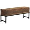 vidaXL Banc 120 cm bois de récupération massif