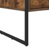 vidaXL Table basse Ch&ecirc;ne Fum&eacute; 100 x 46 x 40 cm Bois d'ing&eacute;nierie