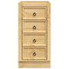 vidaXL Armoire avec tiroir SKI Brun Miel 40 x 46 x 81 cm Pin massif