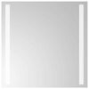 vidaXL Miroir de salle de bain &agrave; LED 40x40 cm