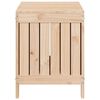vidaXL Boîte de rangement de jardin 76x42,5x54 cm Bois massif de pin