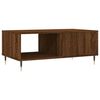 vidaXL Table basse Ch&ecirc;ne marron 90x50x36,5 cm Bois d'ing&eacute;nierie