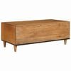 vidaXL Table basse Marron Clair 100 x 54 x 40 cm Bois d'acacia massif