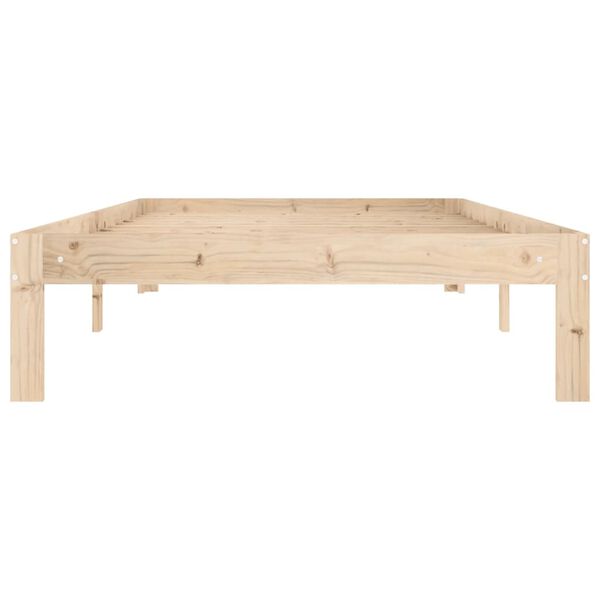 vidaXL Cadre de lit sans matelas bois massif de pin 100x200 cm