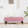 vidaXL banc avec coussin Rose 113 x 57 x 39 cm Velours