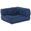 vidaXL Canapé modulaire 4 pcs Indigo tissu