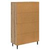 vidaXL Haut Armoire avec tiroir Ch&ecirc;ne artisanal 69,5 x 31 x 115 cm