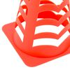 vidaXL C&ocirc;nes de football 6 pcs empilables orange 13x13x22,5 cm